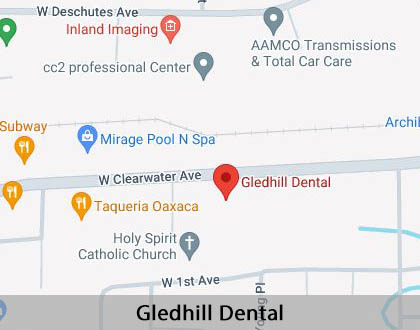 Map image for Dental Practice in Kennewick, WA